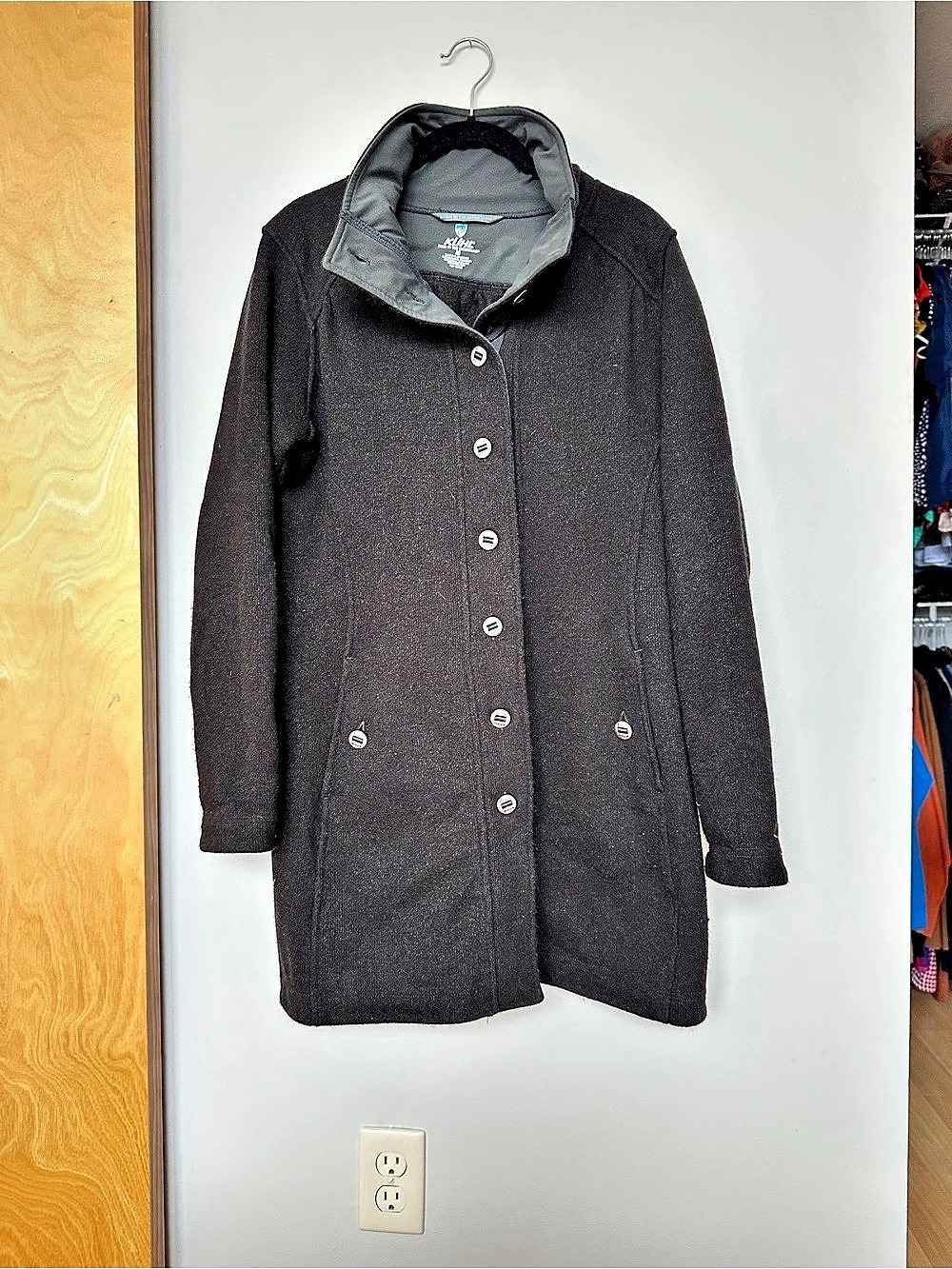 Kuhl Savina Fleece Jacket Black Size Medium